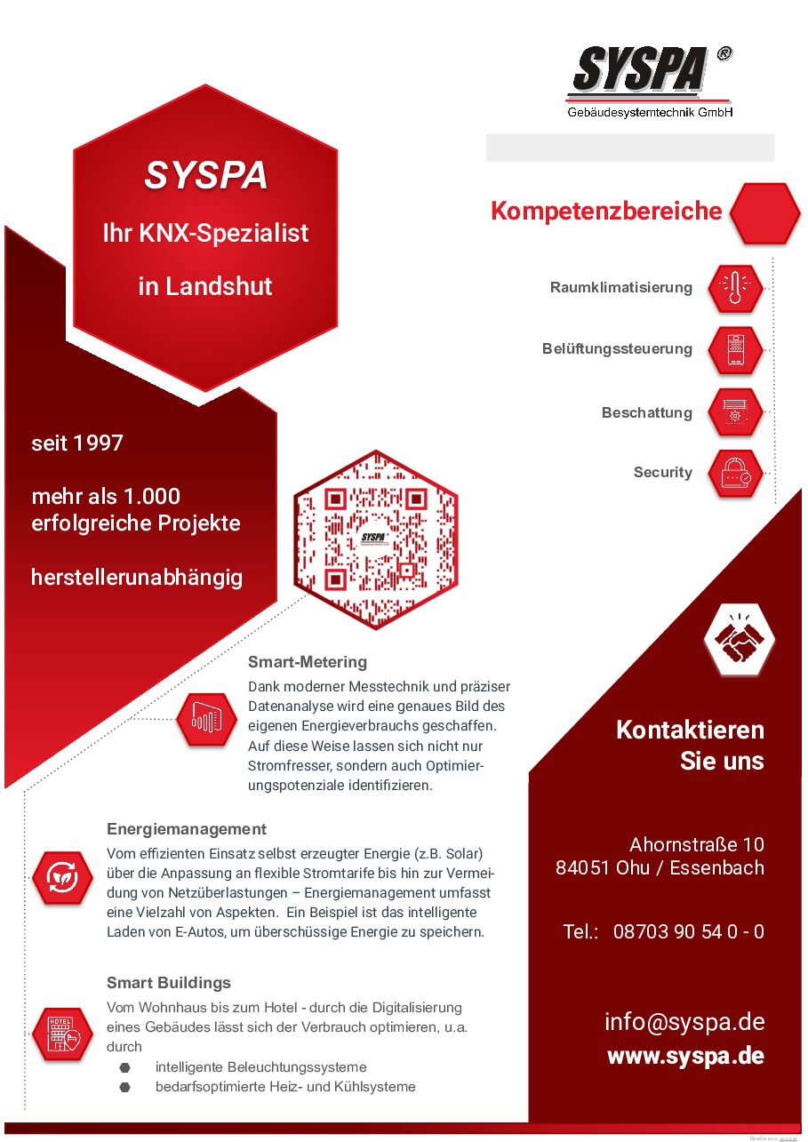 Unternehmsprofil – One Pager – Seite 1