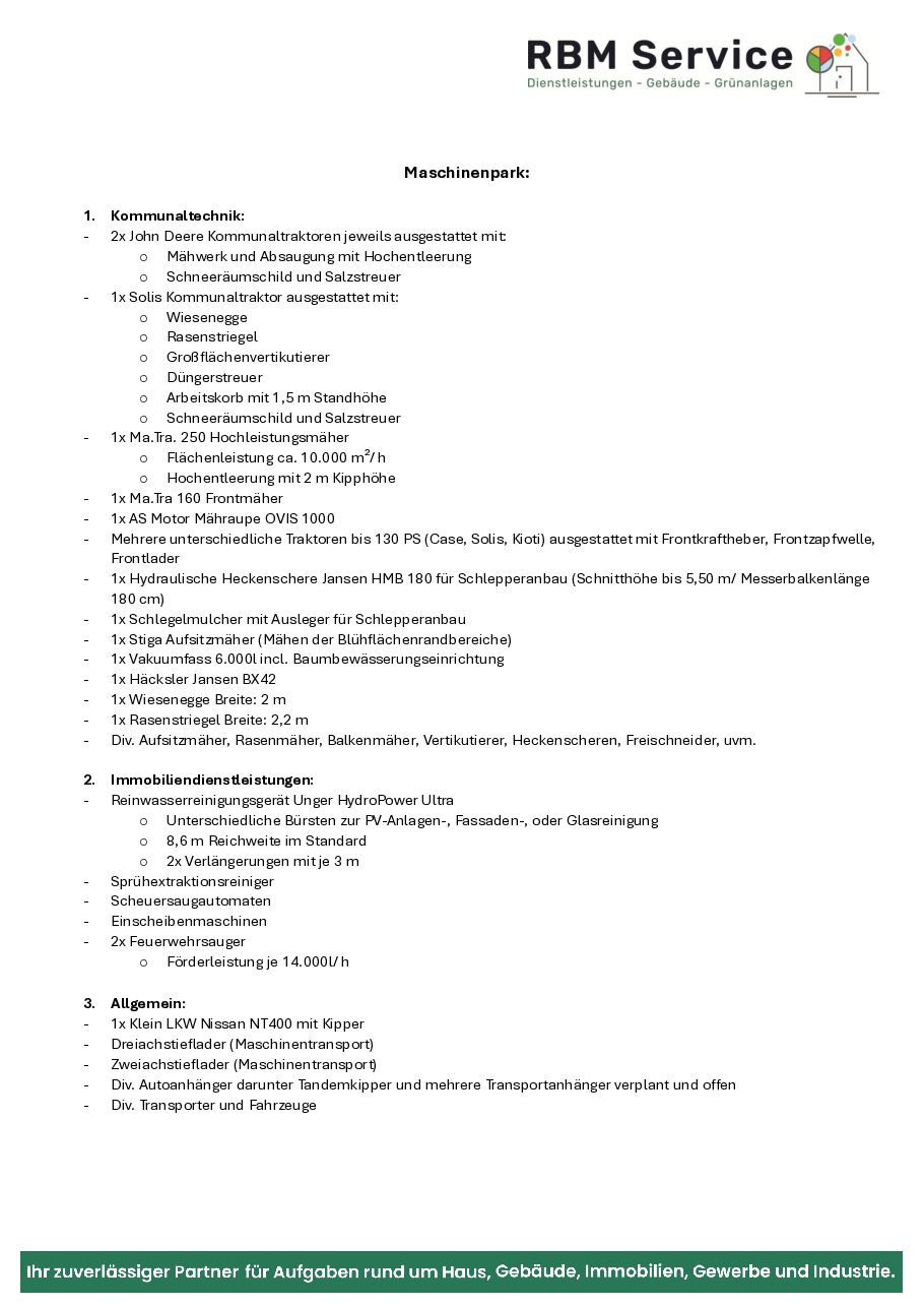 2025-05-27 RBM Service Leistungsübersicht und Maschinenpark – Seite 3