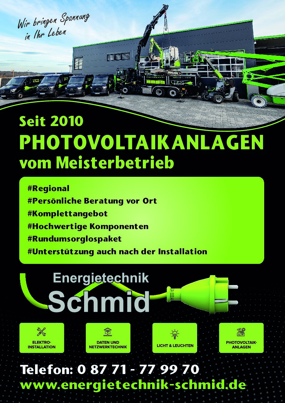 PV_Flyer DIN A4_Energietechnik Schmid – Seite 1